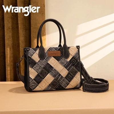 Wrangler Tejido Denim Oculto Bolso de Transporte/Brossbody/Cartera Conjunto Foto 1 de 4