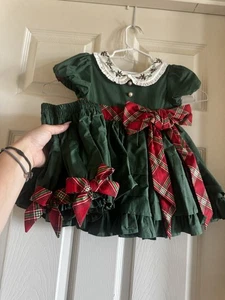 BBOJ Weihnachten Thema 3T Kleid Neu mit Etikett Bitty Bundles Of Joy - Bild 1 von 3