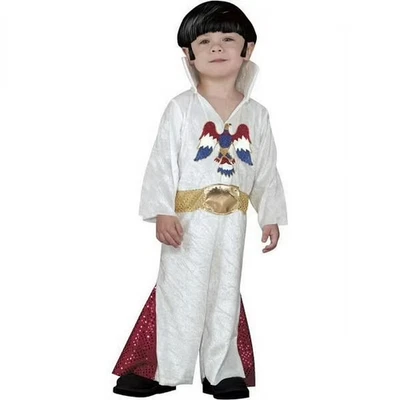Lil Elvis Presley Toddler LG 2-4 Jumpsuit Halloween Costume - New  - Image 1 of 2