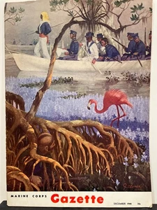 MARINE CORPS GAZETTE   12-1944  JOHN CLYMER  GUAM  NORMANDY   RARE!  NICE! - Bild 1 von 2