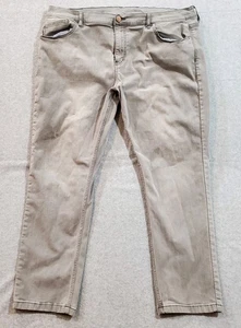 Mugsy Jeans Mens 38 Gray Beans Mid Rise Stretch Classic Fit Zip Fly 5 Pockets - Picture 1 of 12