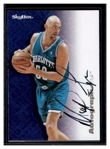 1996-97 Skybox Autographics Matt Geiger AUTO Charlotte Hornets - Picture 1 of 2