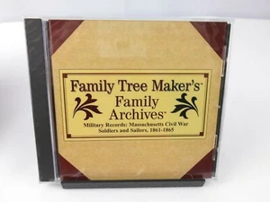 FAMILY TREE MAKERS MILITARY RECORDS MASSACHUSETTS CIVIL WAR 1861-1865 [NEW CD] - Picture 1 of 4