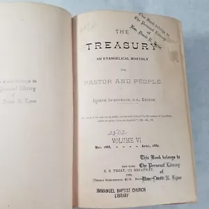 The Treasury: An Evangelical Monthly, May 1888 - April 1889 - Joseph Sanderson - Foto 1 di 23