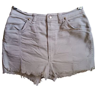 24" 24W Vtg 70's Womens DENIM CUT OFF HOT HIGH WAIST MAVERICK FARM GIRL SHORTS   - Image 1 of 4