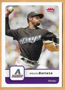 MIGUEL BATISTA ARIZONA DIAMONDBACKS #49 - FLEER QUASI NUOVO-MT 2006 - Foto 1 di 2