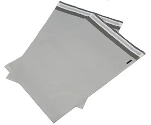 EPS - 2MIL GRAY THIN POLY MAILERS SELF SEALING SHIPPING ENVELOPE BAGS - Picture 1 of 10