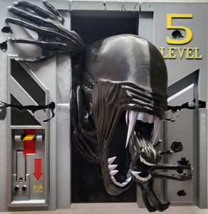 Exhibición de terror alienígena xenomorfa - Escape alienígena xenomorfa - arte de terror H. R. Giger - Imagen 1 de 3