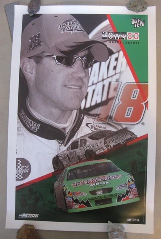 Bobby Labonte #18 Interstate Batteries 2003 Top Ten Poster 28" x 18" New Mint Cover
