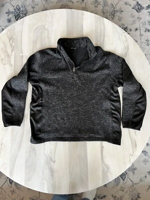 Beverly Hills Polo Club Men’s Pullover Quarter Zip Black Sweater Sz Medium - Image 1 of 4