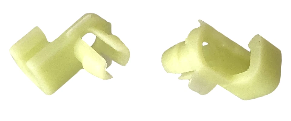 2 件 = 前门把手内左卡扣杆端夹适用于本田或讴歌 — 第 1/1 张图片