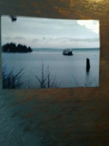 WINSLOW WASHINGTON M.V. FERRY SPOKANE 5 X 7 FARBDRUCK SEATTLE IM HINTERGRUND - Bild 1 von 10