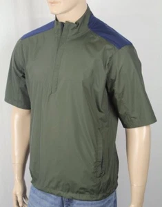 POLO GOLF RALPH LAUREN OLIVE HALF ZIP PACKABLE JACKET WATER RESISTANT NWT $125 - Picture 1 of 1