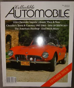 Premier issue!! Collectible Automobile Magazine (Original Print) May 1984 - Picture 1 of 2