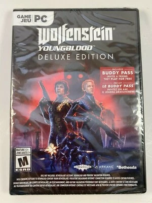 Wolfenstein Youngblood Deluxe Edition for PC Brand New(Small Dent Front Of Case) - Image 1 of 2