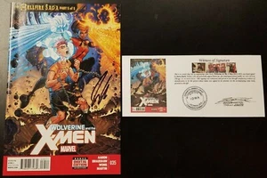 Wolverine & The X-Men (2011) #35 SIGNED Jason Aaron Notarized WOS - Picture 1 of 5