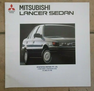 1980's MITSUBISHI LANCER SEDAN SALES BROCHURE - BUY IT NOW - Picture 1 of 9