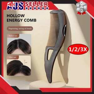 Scalp Comb Dandruff Comb Energy Massage Comb Scalp Sweep Brush Hollow Tooth AT - Picture 1 of 19