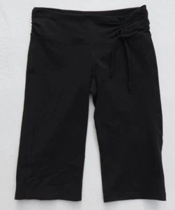 PRANA Black Chakara Supplex Nylon Yoga Athletic Mackenzie Knickers Tights sz XS - Picture 1 of 5