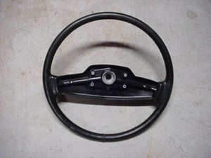 1985 jaguar XJ Black leather steering wheel - Picture 1 of 5