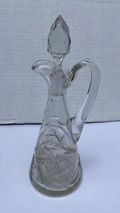 Vintage schwere Klarglas Kruzifix - Bild 1 von 3