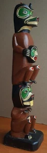 John Henry Hunt Totem Pole Kwakiutl Kwakwaka'wakw First Nation Northwest Coast - Picture 1 of 12