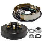 Trailer 10" X 2-1/4"  Left Brake Drum Kit 5 On 5" For 3500 Lbs Axle New H14 Ca