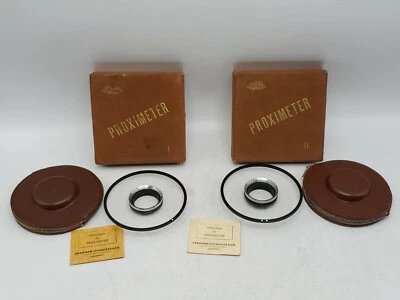 2 Hermann Schneider Hamburg Proximeter I & II Close-Up Attachments f/ Leica E36 - Image 1 of 4