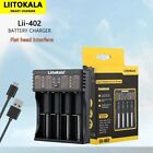 Liitokala Lii-402 3,7 V Caricabatteria agli ioni di litio 4 slot ingresso USB AA NiMH
