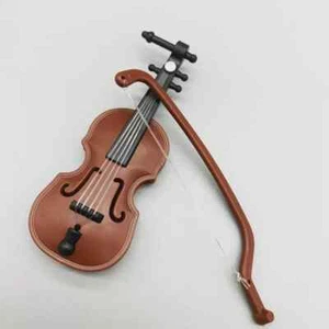 Dolls House Miniature 1:12 Scale Violin and Bow Music Instrument NEW *UK Seller* - Picture 1 of 1