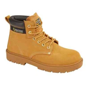 Botas de trabajo de seguridad con entresuela Grafters M958N Honey Action Nubuck con puntera de acero - Imagen 1 de 2