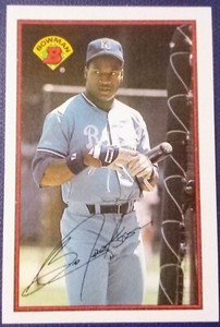 1989 BOWMAN # 126 Bo Jackson Kansas City Royals ⚾ FREE SHIPPING ⚾