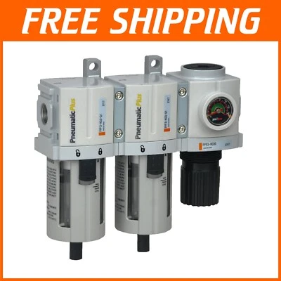 Sistema de secado de aire comprimido de 3 etapas de grado profesional con control de presión Foto 1 de 4