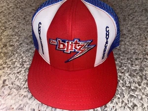 NEU USFL Football Chicago Blitz Original AJD Vintage Mesh Mütze Cap - Bild 1 von 3
