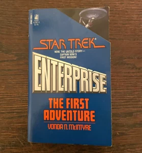 Vintage, Star Trek Enterprise The First Adventure, 1st PB Printing (1986) - Picture 1 of 10