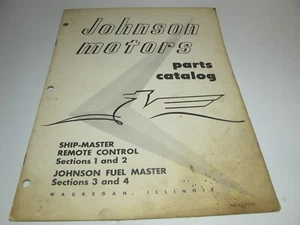 Reproduction Johnson Ship-Master Remote Control Sec 1-2 Parts Catalog REPRINT.. - Picture 1 of 5