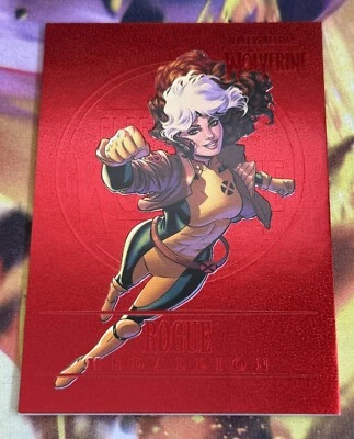 2023 Marvel Fleer Ultra Wolverine - Rogue Ruby Red Medallion #M-39 /50  - Image 1 of 2