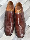 Loake chaussures à enfiler en cuir marron Royaume-Uni 9