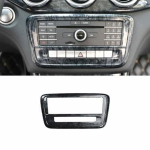 Panel de interruptor de CD consola central de grano de madera negro para Benz GLA CLA 2013-2019 - Imagen 1 de 7