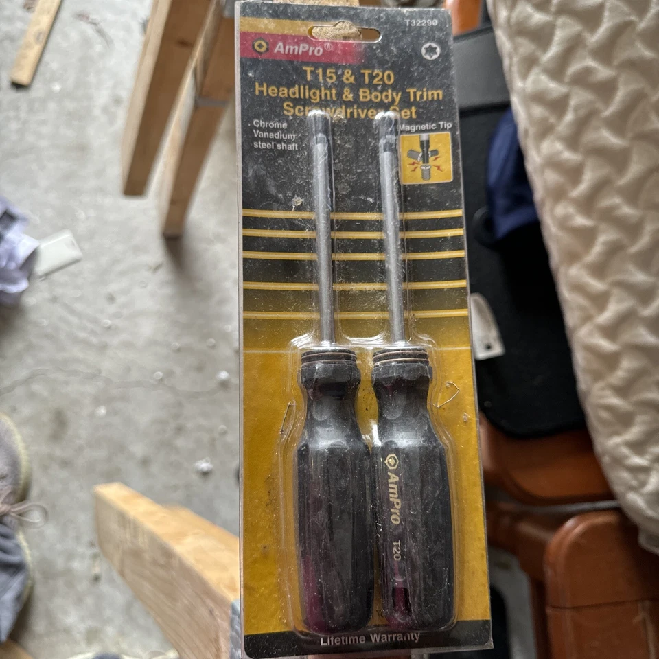 Juego de destornilladores de ajuste de faros y cuerpo AmPro T15 y T20 Foto 1 de 1