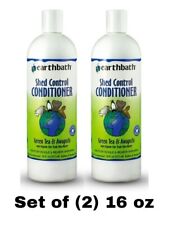 earthbath All Natural Green Tea Conditioner Shed Control for Pets Dogs Cats 16z