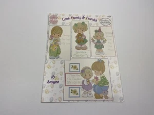 Precious Moments Love Family Friends Cross Stitch Pattern Book Gloria Pat Loving - Picture 1 of 3