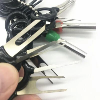 Kit de llave de extracción de pasador de conector de crimpado de cableado de 38 piezas terminal eléctrico de motocicleta Foto 1 de 4