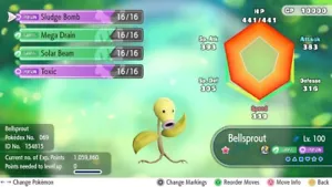 Pokémon Let's Go Pikachu & Eevee ANPASSBAR GLÄNZENDER BELLSPROUT SCHNELLER HANDEL 🙂 - Bild 1 von 1