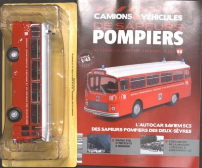 POMPIERS N° 95 L'AUTOCAR SAVIEMS SC5 DES DEUXS SEVERES NEUF - Photo 1/3
