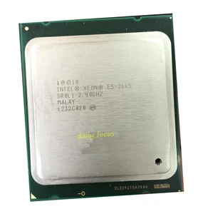 Intel Xeon E5-2665 2.4 GHz LGA2011 8 cores 16 threads SR0L1 CPU Processor 20 MB - Picture 1 of 4