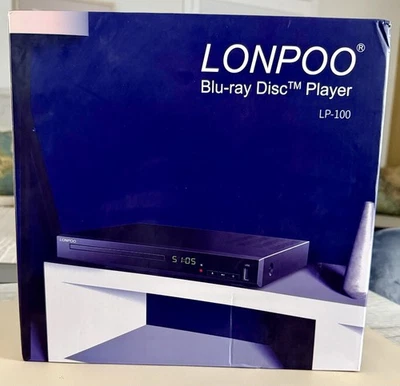 LONPOO | Blu-Ray Disc Player LP-100 | New In Box NIB - Image 1 of 4