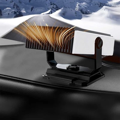 12V Vehicle Heating Unit with Mesh Grille and Adjustable Mount Bracket - Image 1 of 4