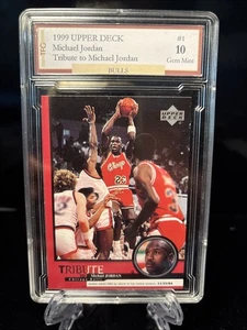 1999 Upper Deck Michael Jordan Tribute To MJ #1 GEM 10 - Picture 1 of 2