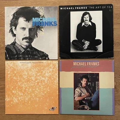 Michael Franks 4-LP Lot: Art of Tea/Passion Fruit/Skin Dive/Sleeping Gypsy, EXC - Image 1 of 4